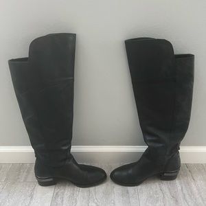 Vince Camuto Tall Classy Black Leather Boot